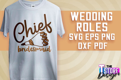 Wedding Roles SVG | Wedding Roles SVG Design | Funny Design SVG v.1 SVG The T Store Design 