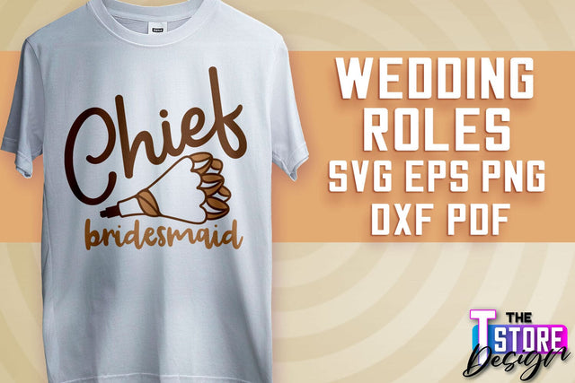 Wedding Roles SVG | Wedding Roles SVG Design | Funny Design SVG v.1 SVG The T Store Design 