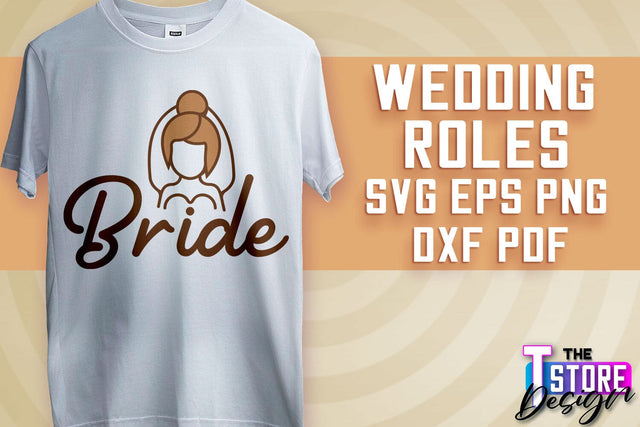 Wedding Roles SVG | Wedding Roles SVG Design | Funny Design SVG v.1 SVG The T Store Design 