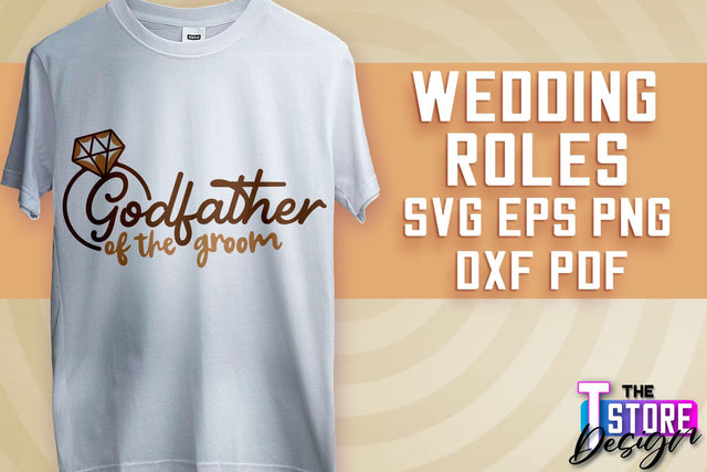 Wedding Roles SVG | Wedding Roles SVG Design | Funny Design SVG v.1 SVG The T Store Design 