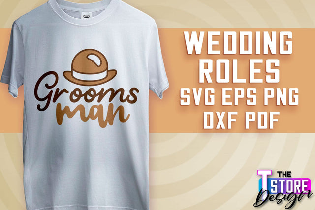 Wedding Roles SVG | Wedding Roles SVG Design | Funny Design SVG v.1 SVG The T Store Design 