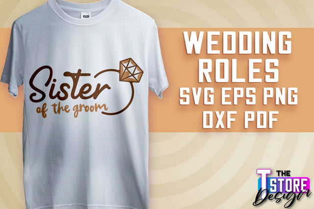Wedding Roles SVG | Wedding Roles SVG Design | Funny Design SVG v.1 SVG The T Store Design 