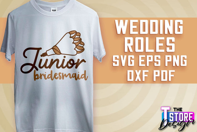 Wedding Roles SVG | Wedding Roles SVG Design | Funny Design SVG v.1 SVG The T Store Design 