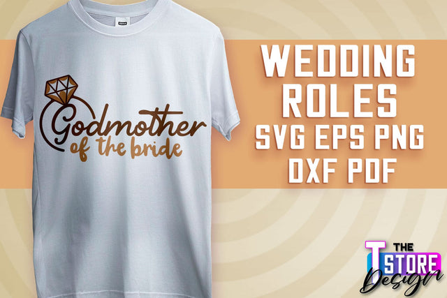 Wedding Roles SVG | Wedding Roles SVG Design | Funny Design SVG v.1 SVG The T Store Design 