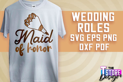 Wedding Roles SVG | Wedding Roles SVG Design | Funny Design SVG v.1 SVG The T Store Design 
