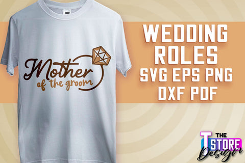 Wedding Roles SVG | Wedding Roles SVG Design | Funny Design SVG v.1 SVG The T Store Design 