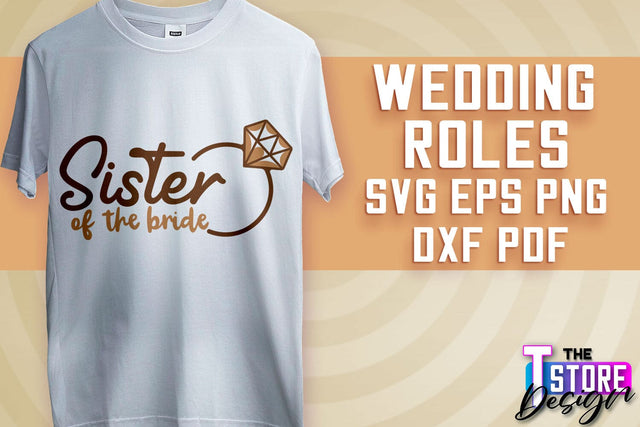Wedding Roles SVG | Wedding Roles SVG Design | Funny Design SVG v.1 SVG The T Store Design 