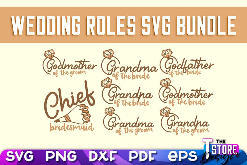 Wedding Roles SVG | Wedding Roles SVG Design | Funny Design SVG v.1 ...