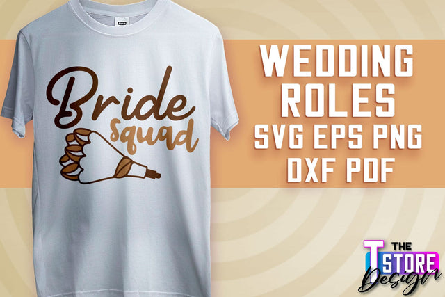 Wedding Roles SVG | Wedding Roles SVG Design | Funny Design SVG v.1 SVG The T Store Design 