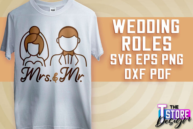 Wedding Roles SVG | Wedding Roles SVG Design | Funny Design SVG v.1 SVG The T Store Design 