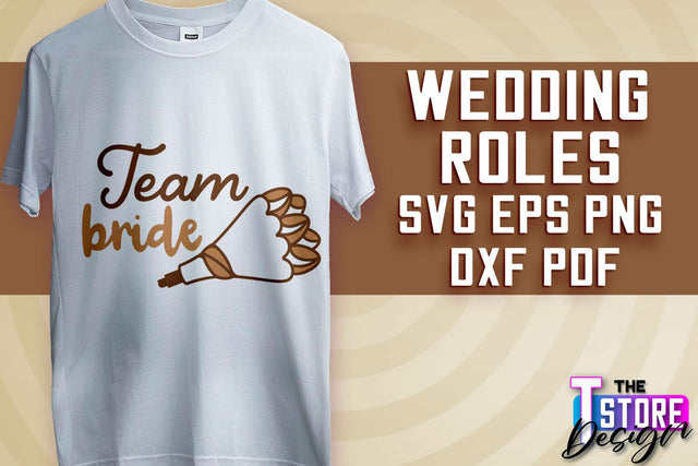 Wedding Roles SVG | Wedding Roles SVG Design | Funny Design SVG v.2 SVG The T Store Design 
