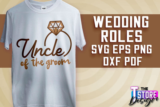 Wedding Roles SVG | Wedding Roles SVG Design | Funny Design SVG v.2 SVG The T Store Design 