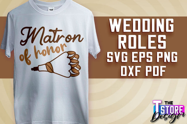 Wedding Roles SVG | Wedding Roles SVG Design | Funny Design SVG v.2 SVG The T Store Design 