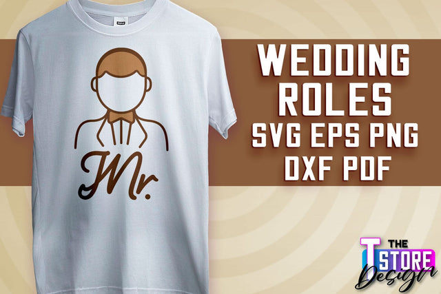 Wedding Roles SVG | Wedding Roles SVG Design | Funny Design SVG v.2 SVG The T Store Design 