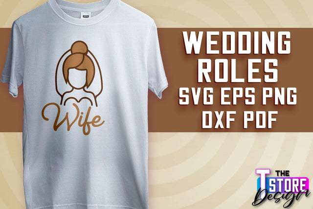 Wedding Roles SVG | Wedding Roles SVG Design | Funny Design SVG v.2 SVG The T Store Design 