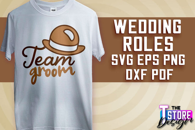 Wedding Roles SVG | Wedding Roles SVG Design | Funny Design SVG v.2 SVG The T Store Design 