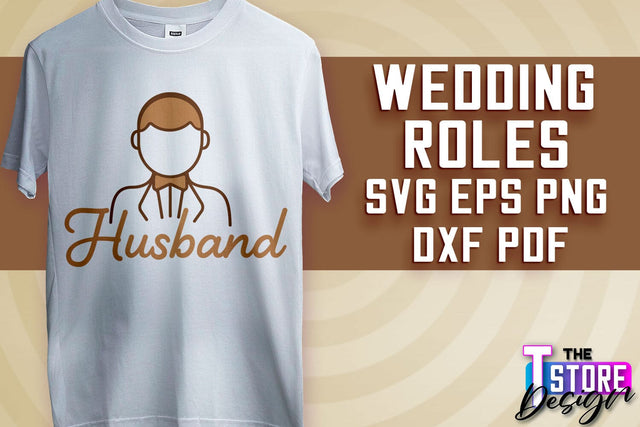 Wedding Roles SVG | Wedding Roles SVG Design | Funny Design SVG v.2 SVG The T Store Design 