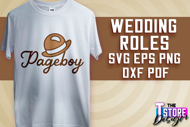 Wedding Roles SVG | Wedding Roles SVG Design | Funny Design SVG v.2 SVG The T Store Design 