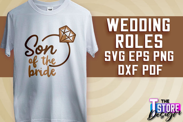 Wedding Roles SVG | Wedding Roles SVG Design | Funny Design SVG v.2 SVG The T Store Design 