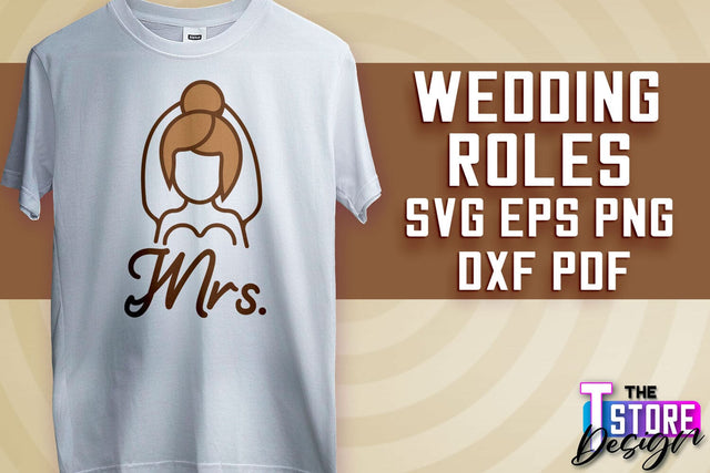 Wedding Roles SVG | Wedding Roles SVG Design | Funny Design SVG v.2 SVG The T Store Design 