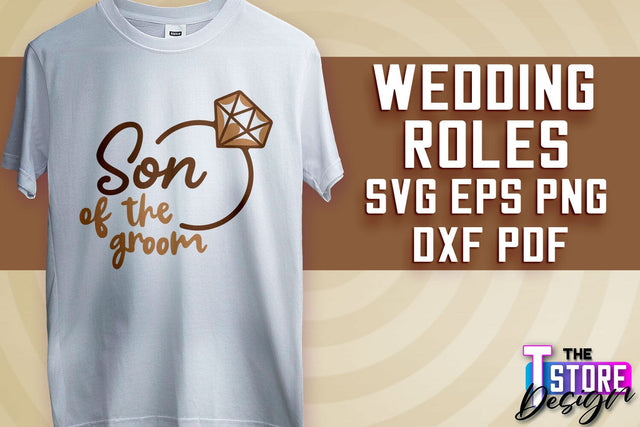 Wedding Roles SVG | Wedding Roles SVG Design | Funny Design SVG v.2 SVG The T Store Design 