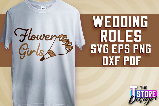 Wedding Roles SVG | Wedding Roles SVG Design | Funny Design SVG v.2 SVG The T Store Design 
