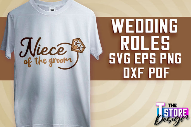 Wedding Roles SVG | Wedding Roles SVG Design | Funny Design SVG v.2 SVG The T Store Design 