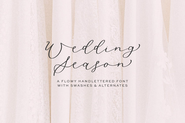 Wedding Season Script Font Beck McCormick 