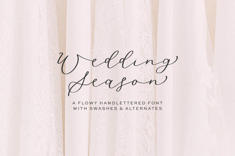 Wedding Season Script Font Beck McCormick 