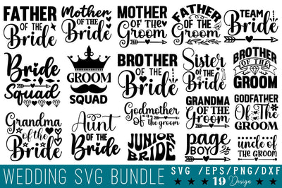 Wedding SVG Bundle SVG Angelina750 