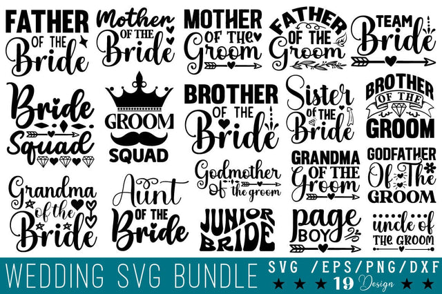 Wedding SVG Bundle SVG Angelina750 