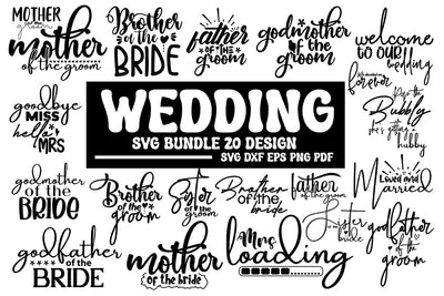 Wedding SVG Bundle SVG nirmal108roy 