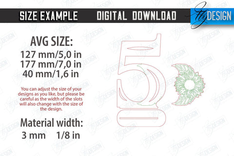 Wedding Table Numbers Laser Cut, Wedding Sunflower Decor SVG Fly Design 