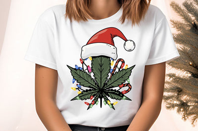 Weed Christmas clipart PNG Design Sublimation Designangry 