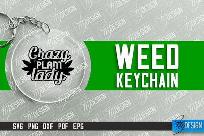Weed Keychain SVG Design | Plants SVG | 420 SVG Design SVG Fly Design 