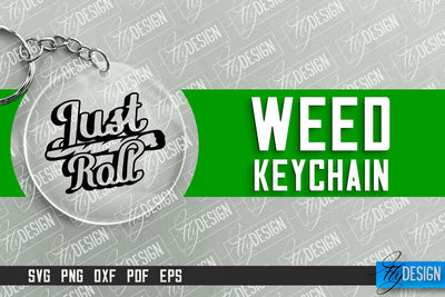 Weed Keychain SVG Design | Plants SVG | 420 SVG Design SVG Fly Design 