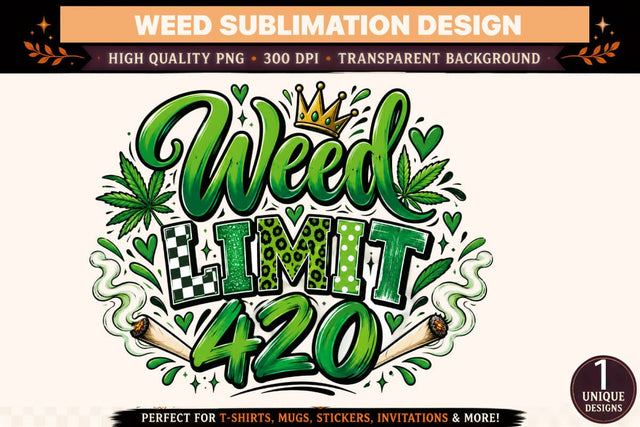 Weed Limit 420 PNG, Green Cannabis Sublimation Design, Leopard Print Checkerboard 420 Shirt Graphic Sublimation BlackCatsMedia 