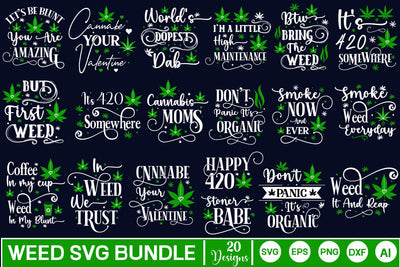 Weed SVG Bundle SVGs,Quotes and Sayings,Food & Drink,On Sale, Print & Cut SVG DesignPlante 503 