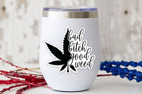Weed Svg Sticker, Cannabis Svg, Marijuanna Svg For Cricut, Pot Leaf, Weed Quote, Sublimation Files, Smokings Svg Bundle SVG FiveStarCrafting 