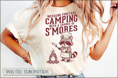 Weekend Forecast Camping with a Chance of S'mores Sublimation Sublimation Shetara Begum 