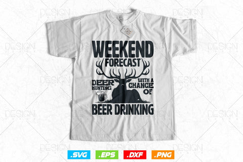 Weekend Forecast Deer Hunting Svg Png, Beer Drinking Svg, Fathers Day svg, Wildlife Svg, Arrow Svg, Hunter Gifts, Svg Files For Cricut SVG DesignDestine 