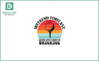 Weekend Golf SVG – Tee & Toast SVG PNG & EPS V22 SVG dahukdesign 