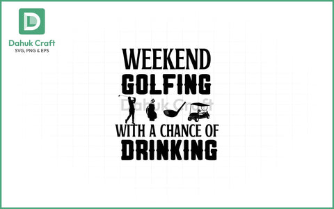 Weekend Golf SVG – Tee & Toast SVG PNG & EPS V23 SVG dahukdesign 
