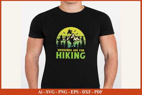 WEEKENDS ARE FOR HIKING Camping SVG PNG Craft Cut File SVG SVG Print File 