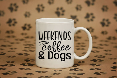 Weekends coffee & dogs SVG Design SVG Designangry 