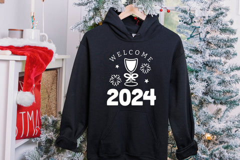 Welcome 2024 - New Year SVG Design SVG CraftLabSVG 