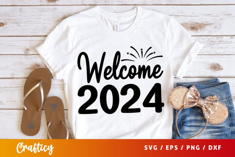 Welcome 2024 SVG Design SVG Designangry 