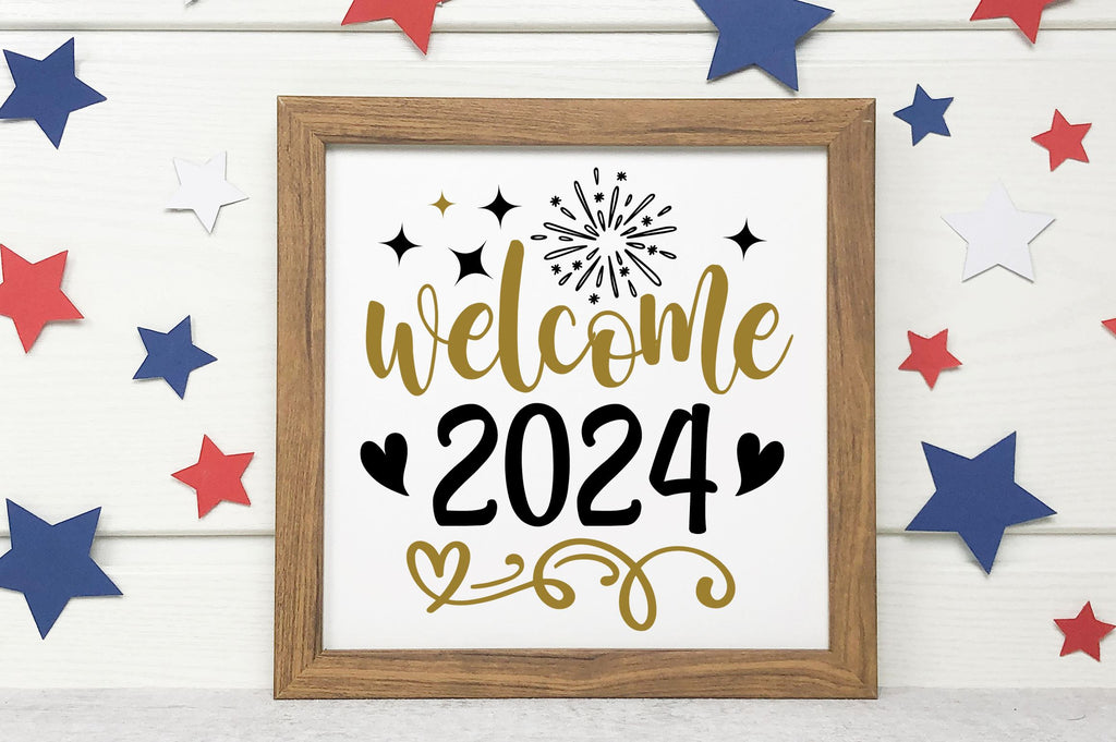 Welcome 2024 Svg Design - So Fontsy