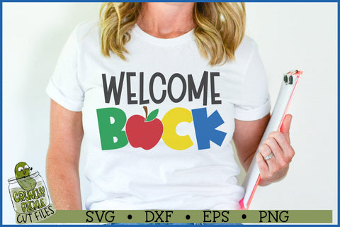 Welcome Back Apple SVG File SVG Crunchy Pickle 