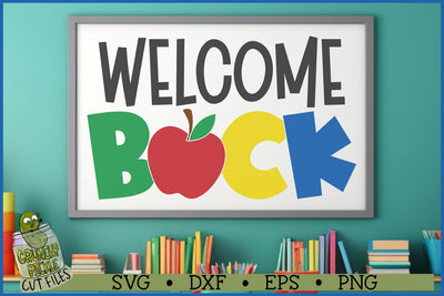 Welcome Back Apple SVG File SVG Crunchy Pickle 